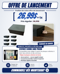 GVA Station de protection pour piège à souris réutilisable, compatible avec piège mécanique ou plaque collante, sans poison, noire – lot de 6