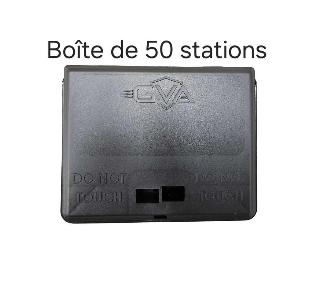 Station d’appât sécuritaire pour souris – Boîte de 50